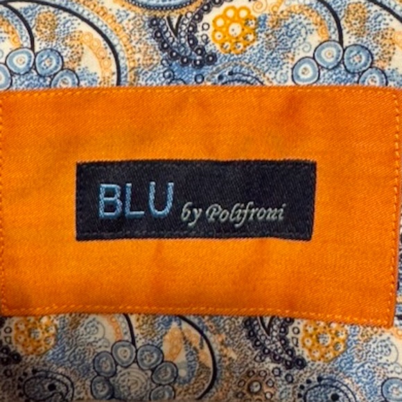 Blu by Polifroni casual shirt Men's M - Picture 3 of 6